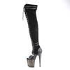 Pleaser - FLAMINGO3027 Cuissardes à plateforme - Bleu Product image